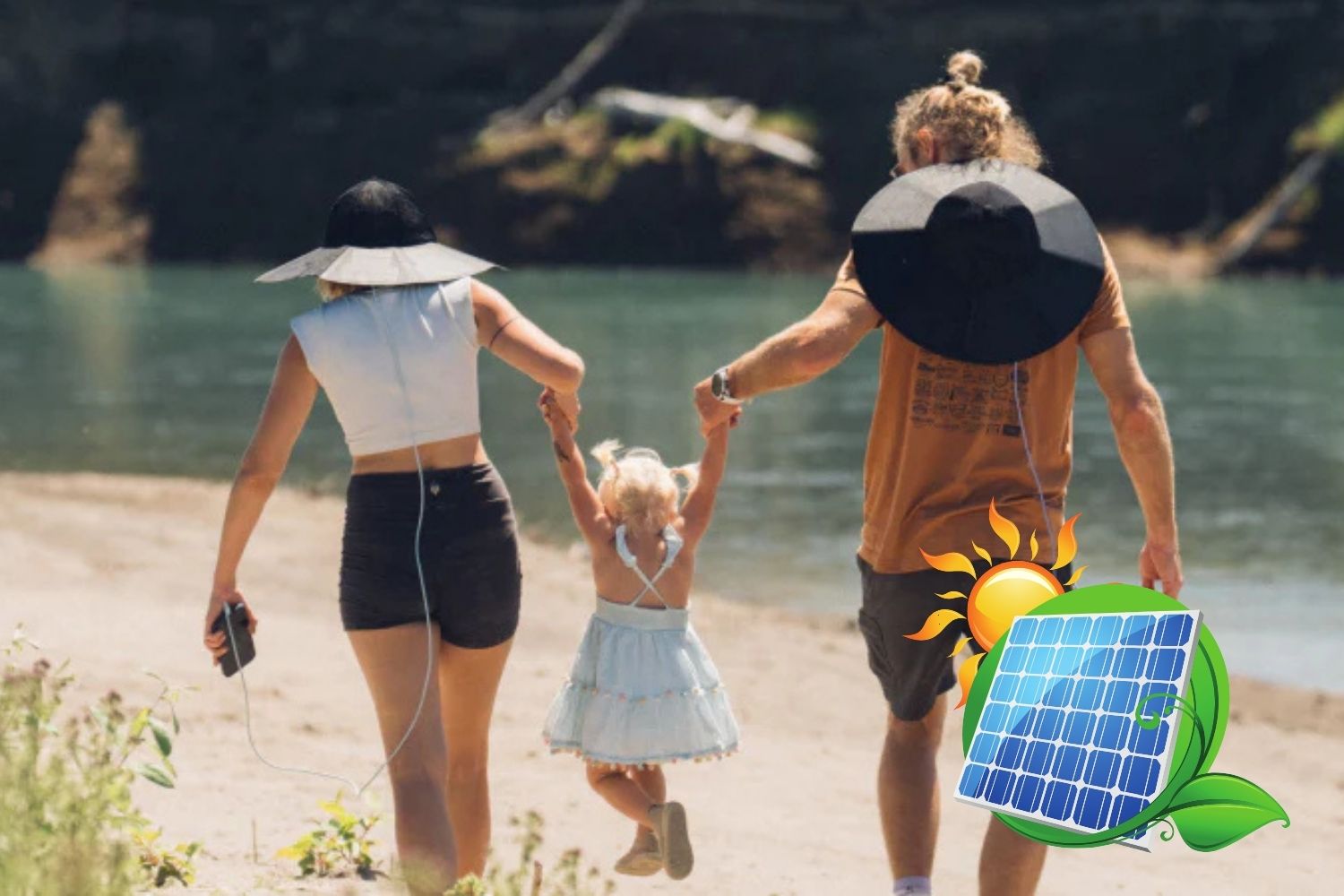 El sombrero fotovoltaico para recargar tu smartphone gratis con energía solar durante tus excursiones