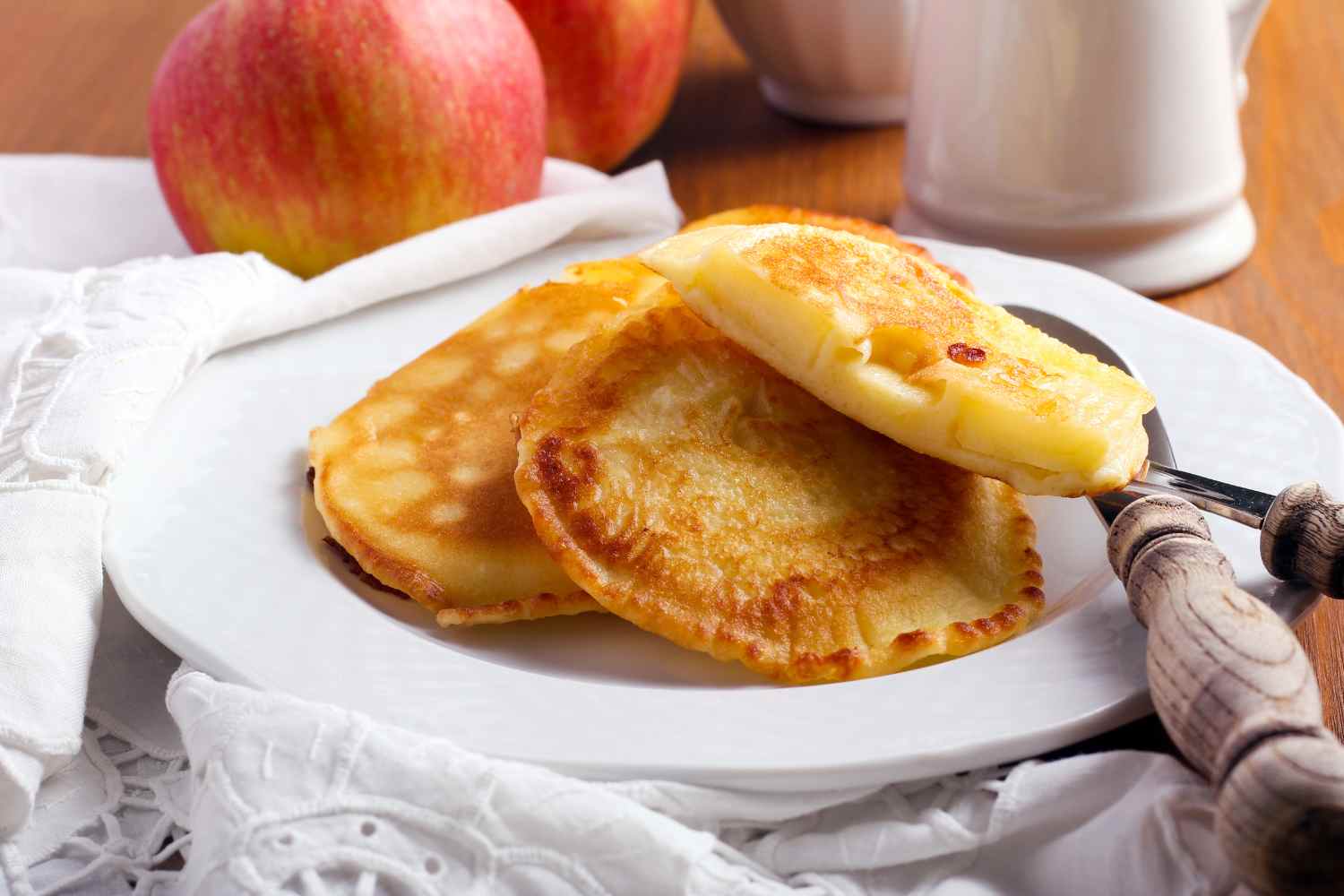 panqueques de manzana