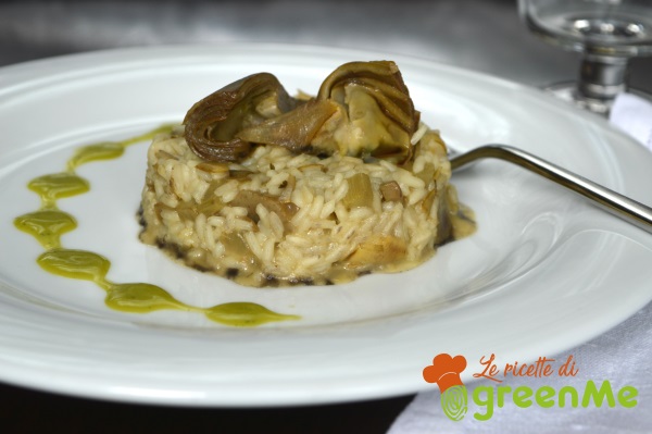 Alcachofas de risotto
