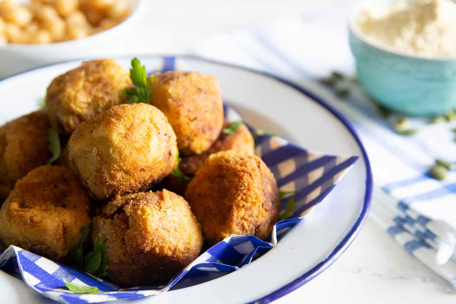 Polpette di ceci e patate
