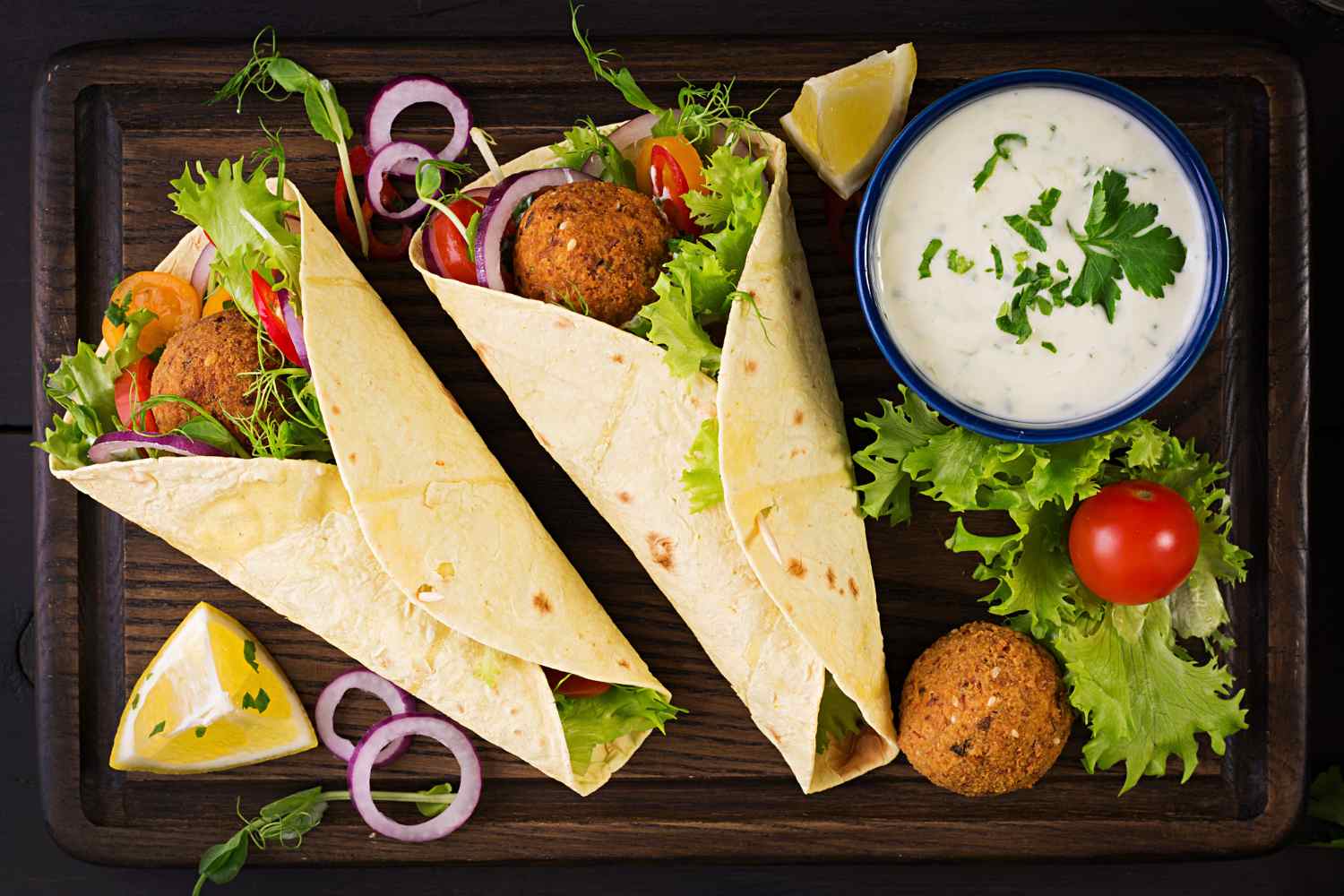 Kebab e falafel