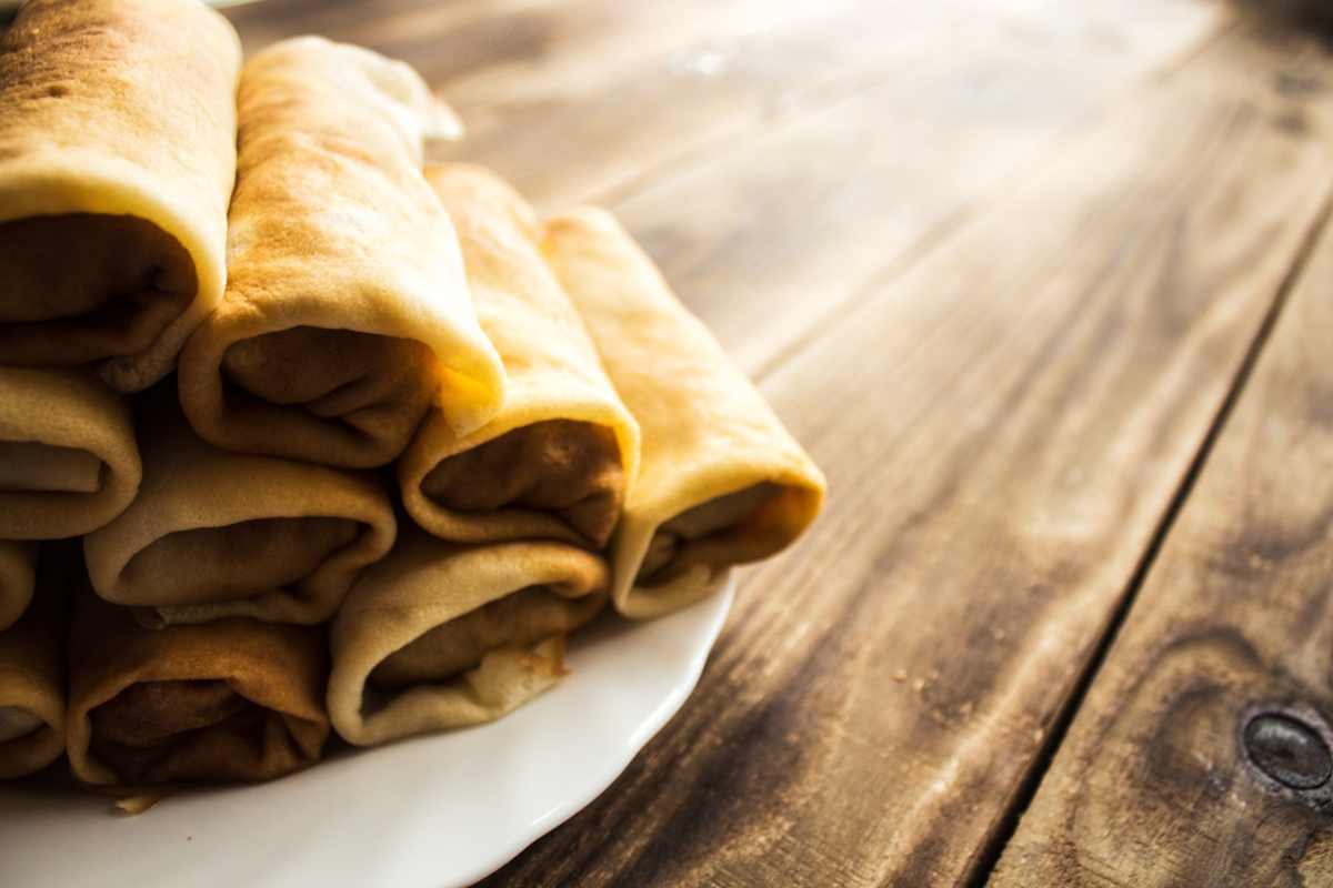 Radicchio y ricotta crepes horneados