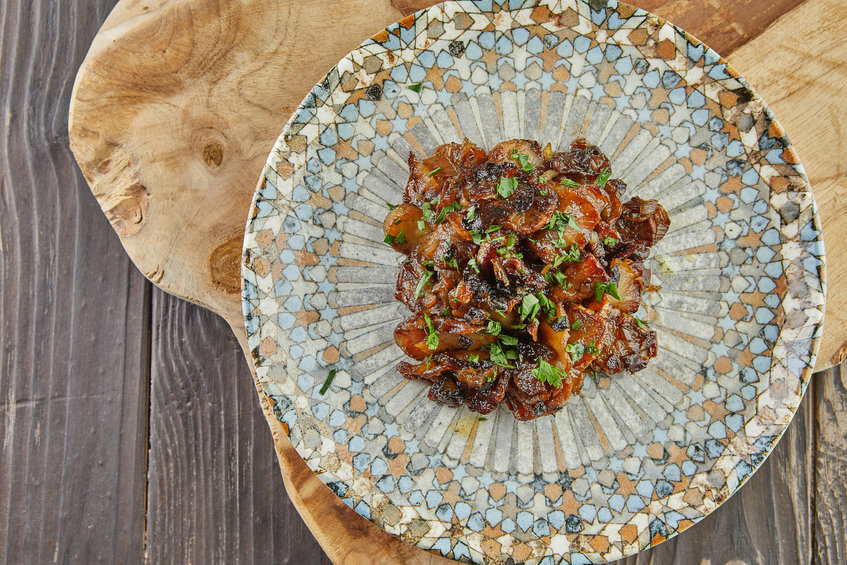 Hongos alcachofas de Jerusalén