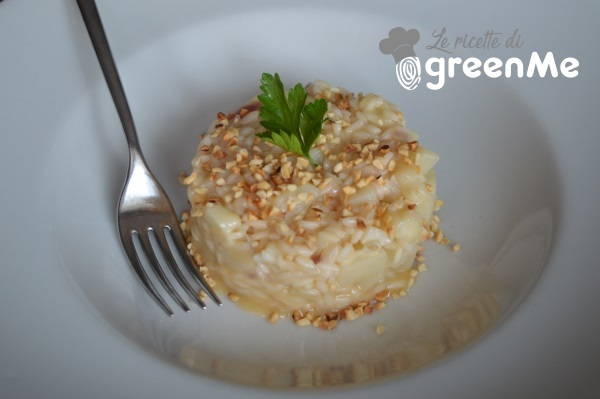 risotto con alcachofa de Jerusalén