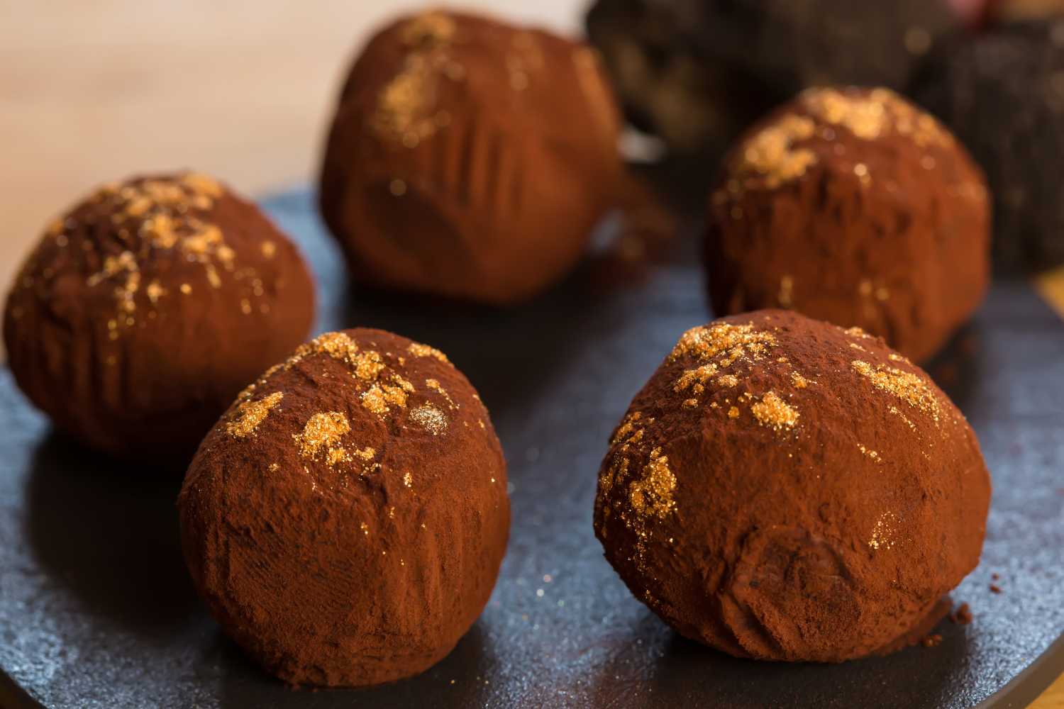 Trufas de cacao y orejones