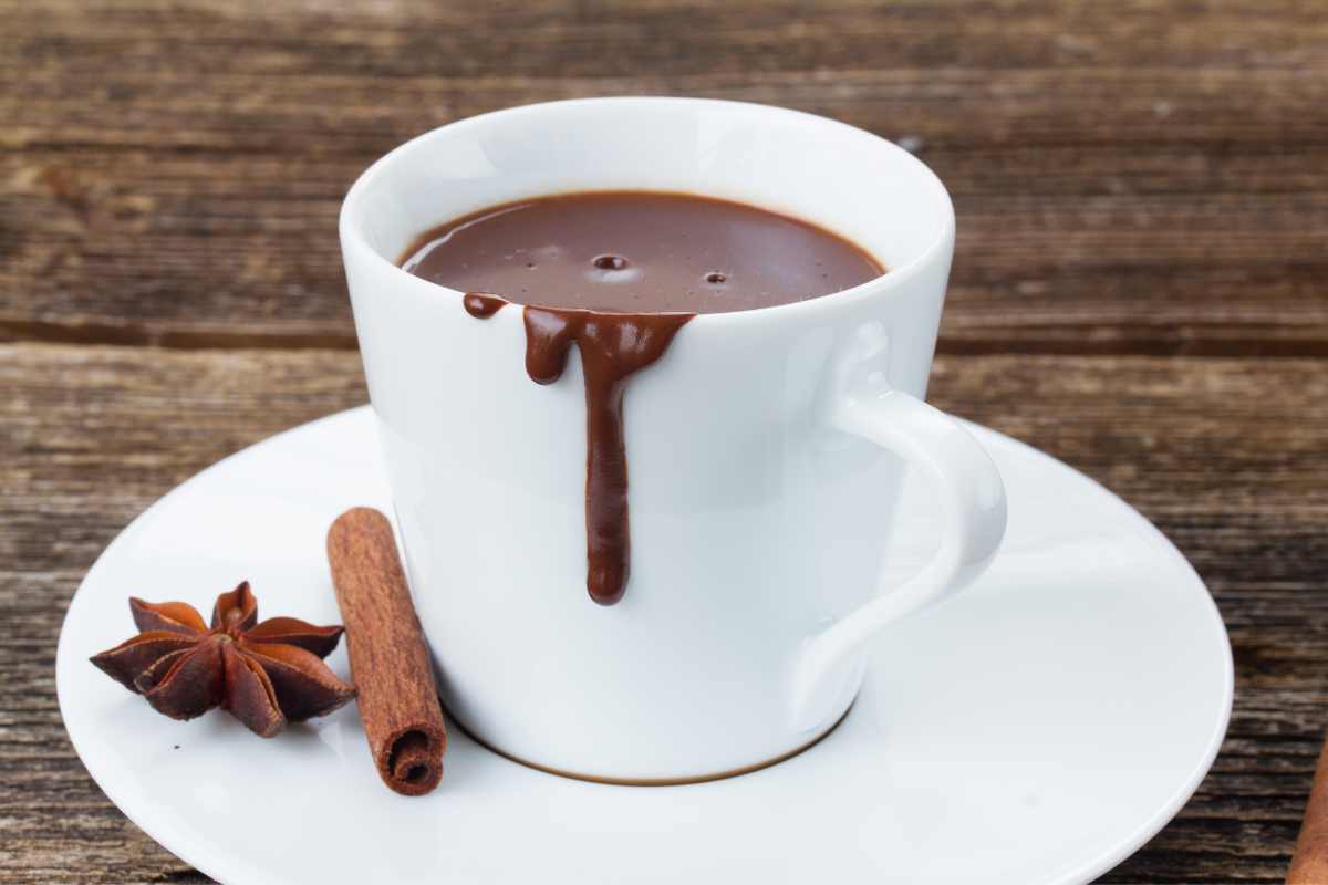 chocolate caliente con canela