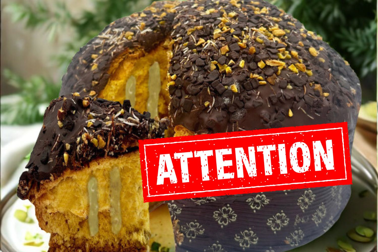 panettone cioccolato dubai richiamo