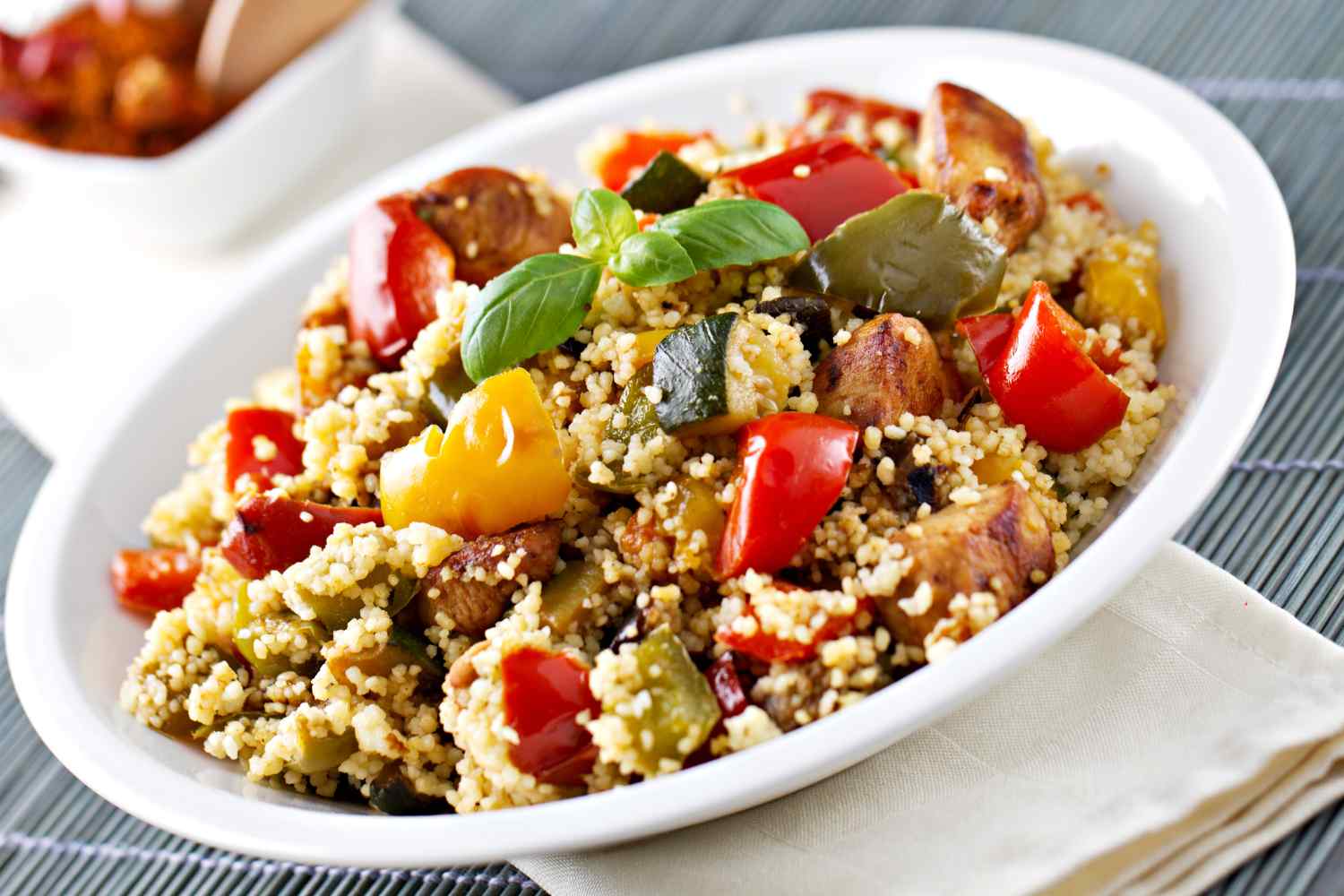 Cuscús con verduras asadas
