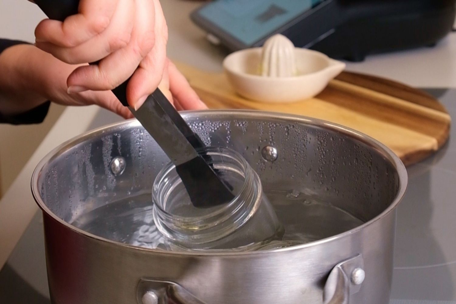 esterilización de tarros de mermelada