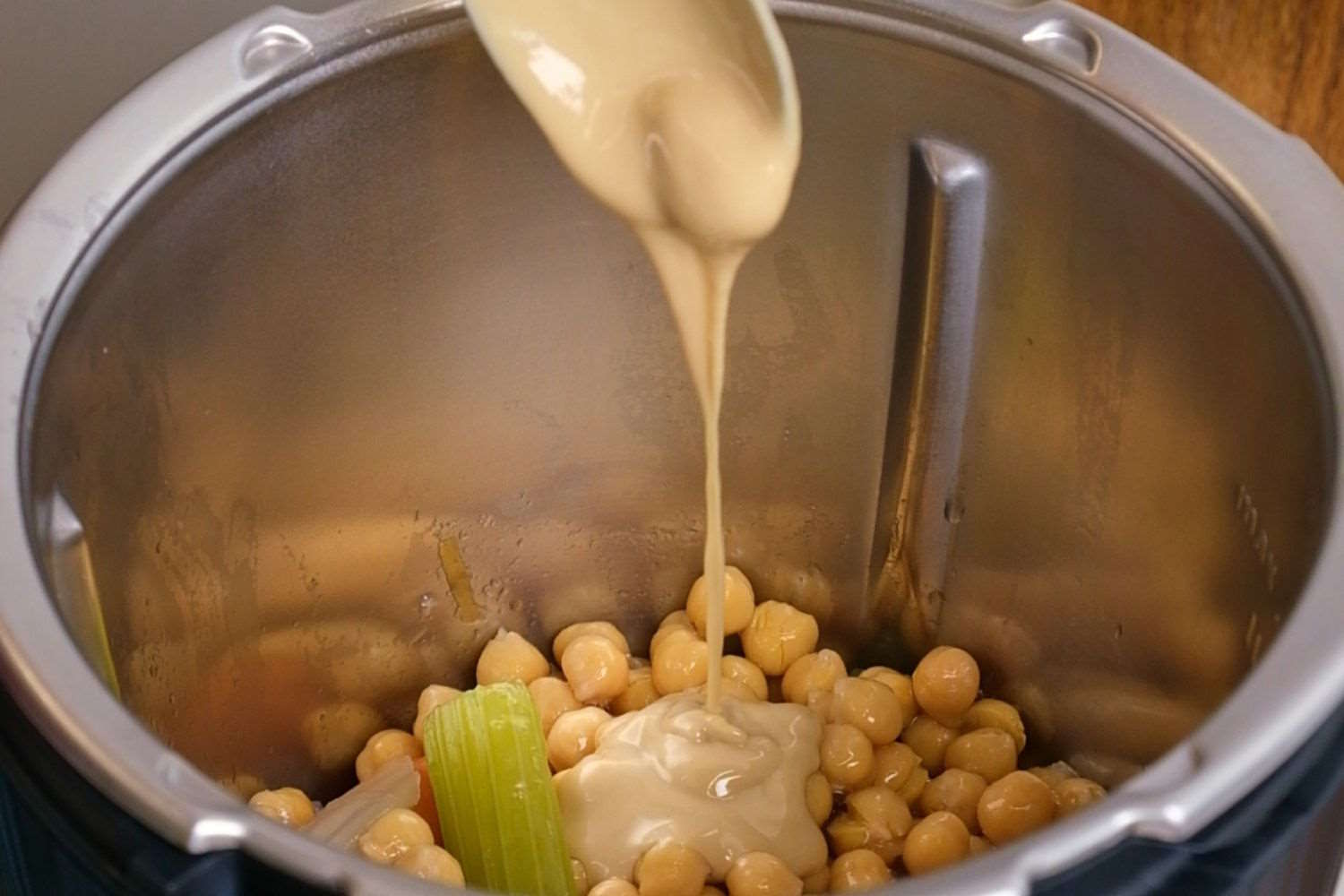 preparación 4 hummus por thermomix