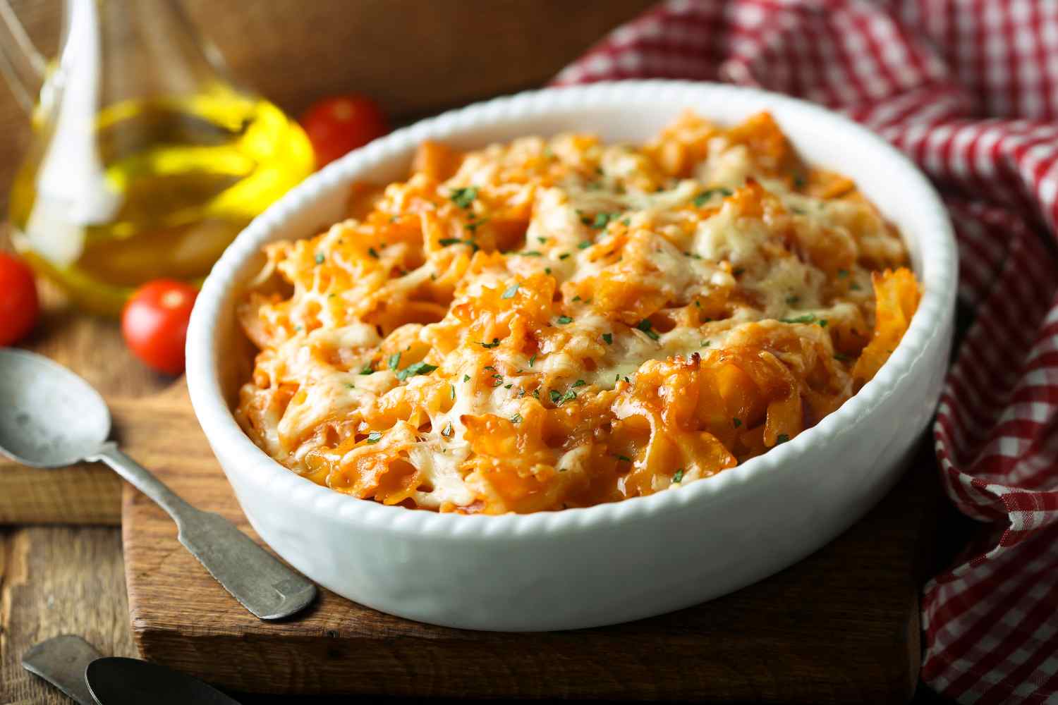 pasta al horno con calabaza