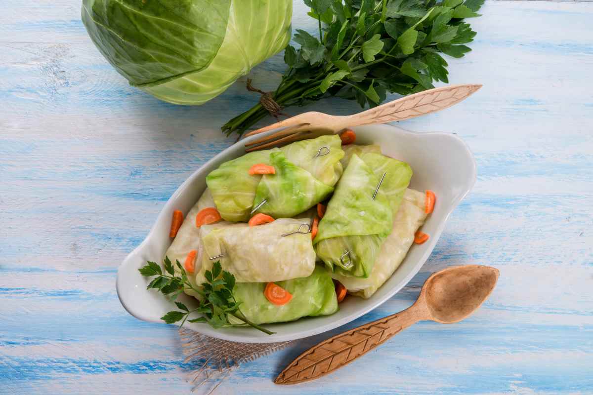 rollitos de repollo y quinua