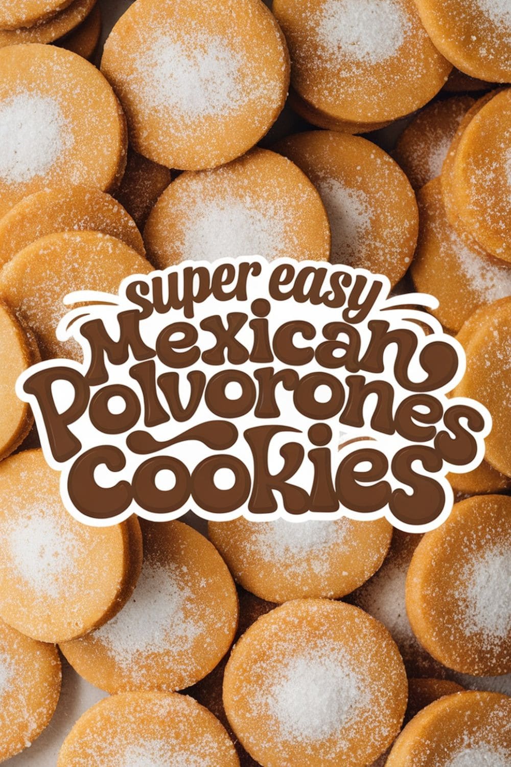 traditional mexican polvorones cookies PIN