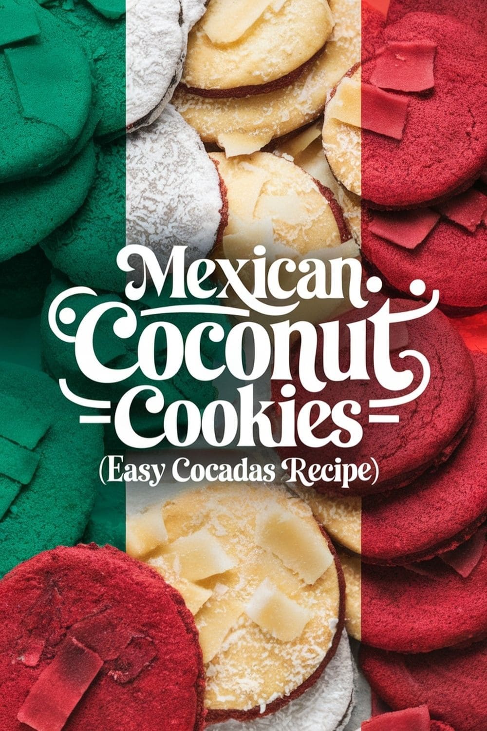 mexican coconut cookies recipe PIN for cocadas mexicanas