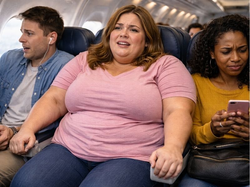 asientos de aerolíneas estrechos