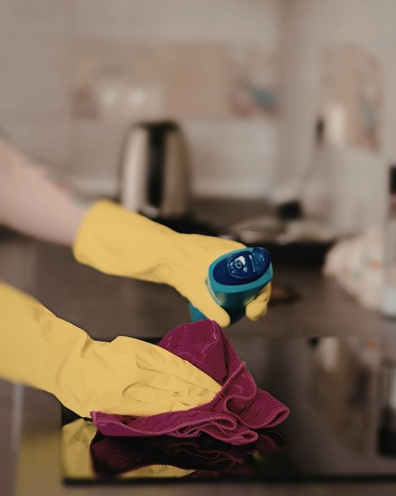 limpieza de encimeras de cocina