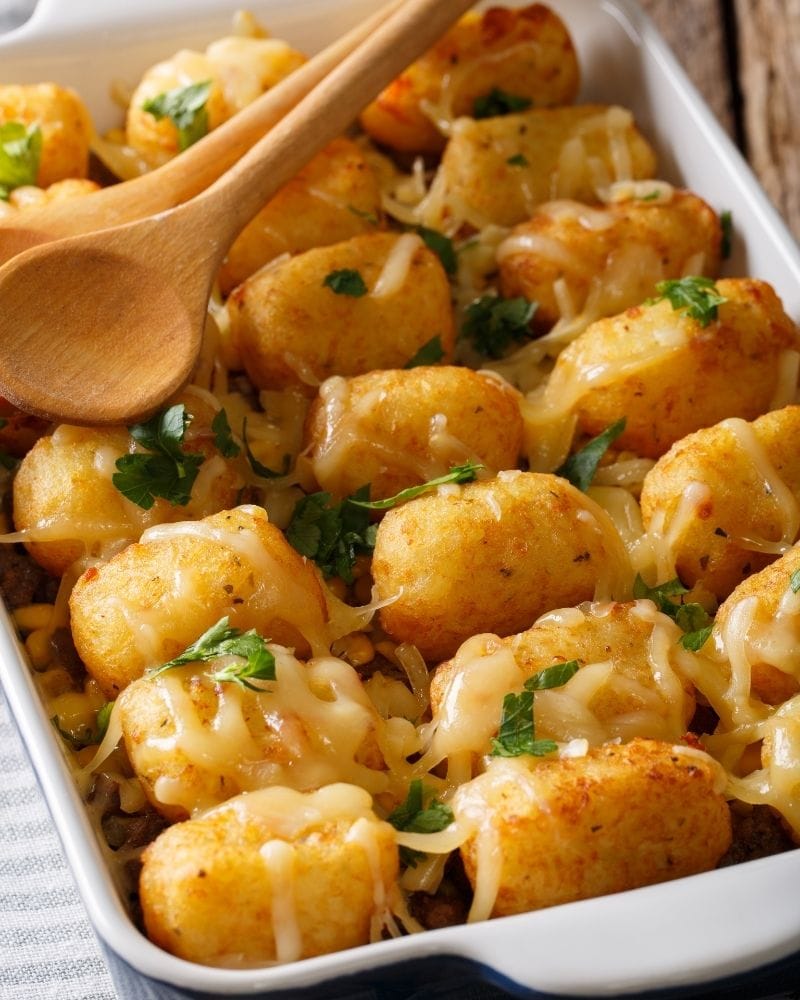 plato caliente tater tot