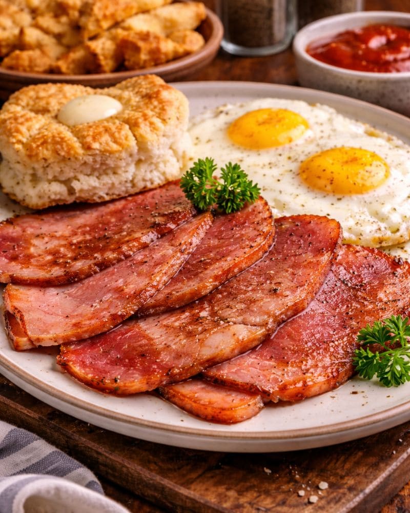 plato de jamón virginia country