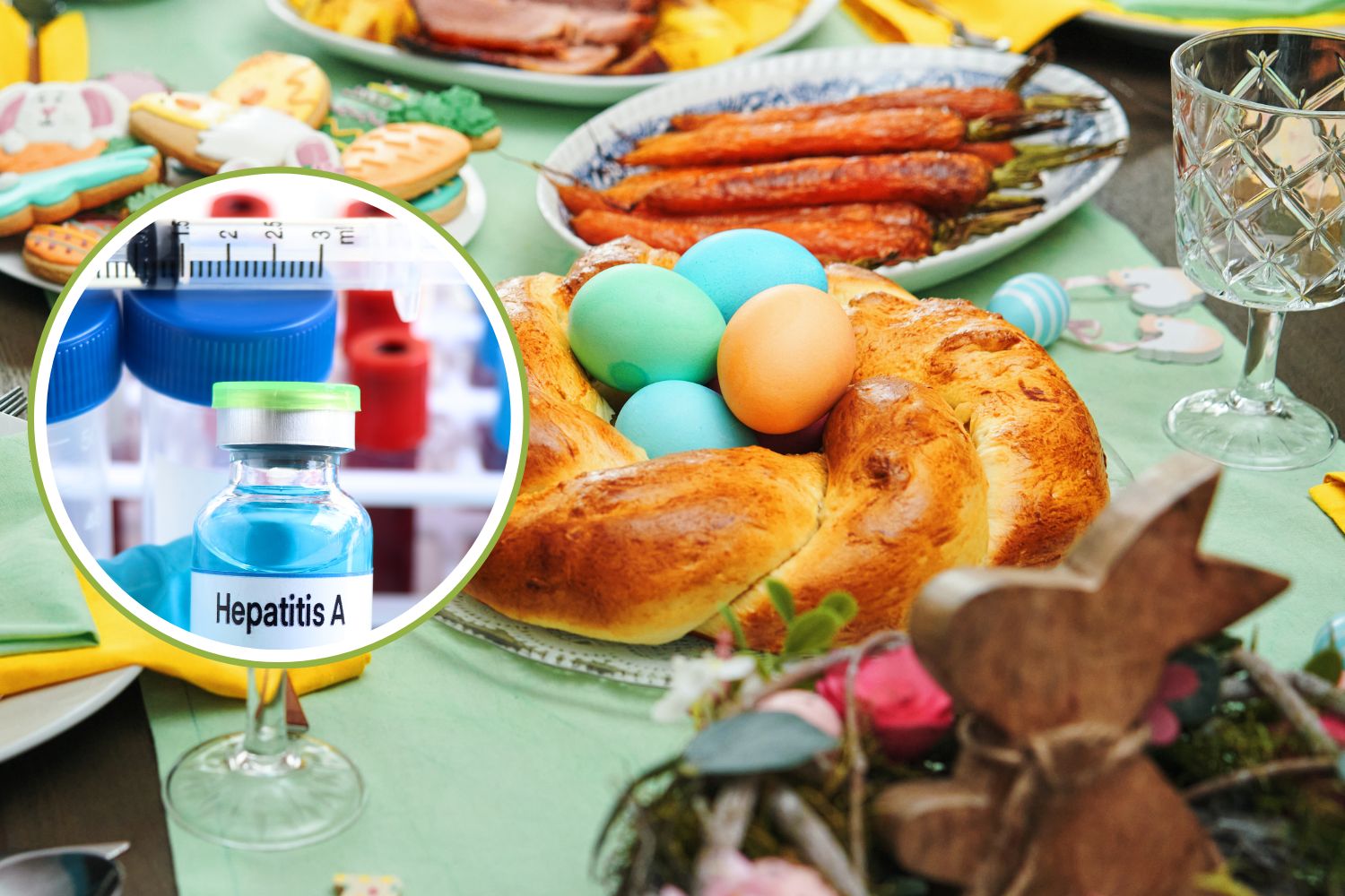 pranzo pasqua epatite A