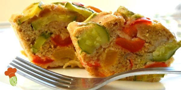 donut de verduras saladas