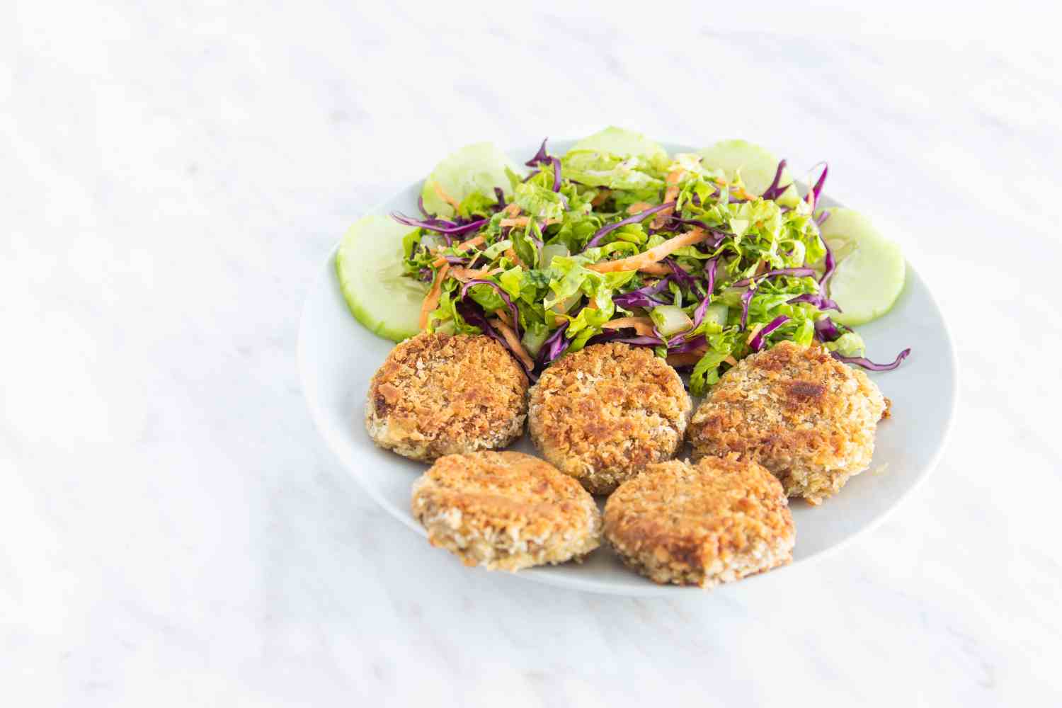 Mini hamburguesa de lentejas