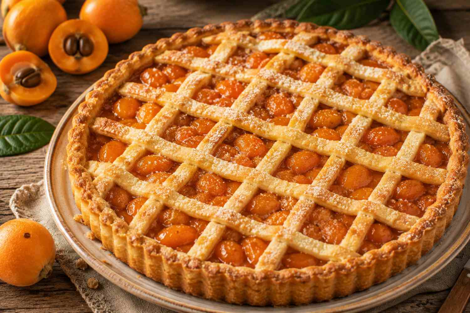 tarta de níspero 