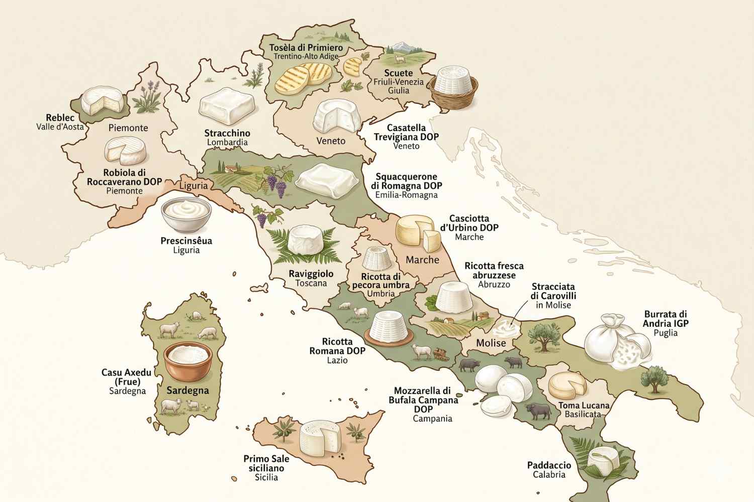 formaggi freschi