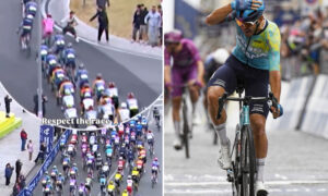 Locura en el Giro de Italia 2026: dos jóvenes intentan hacer caer a los ciclistas en carrera empujándolos (mientras llega el primer éxito italiano)