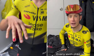 Por qué Vingegaard y otros ciclistas llevan esmalte de uñas rojo en el Giro de Italia 2026: no es una tendencia, sino un gesto de denuncia