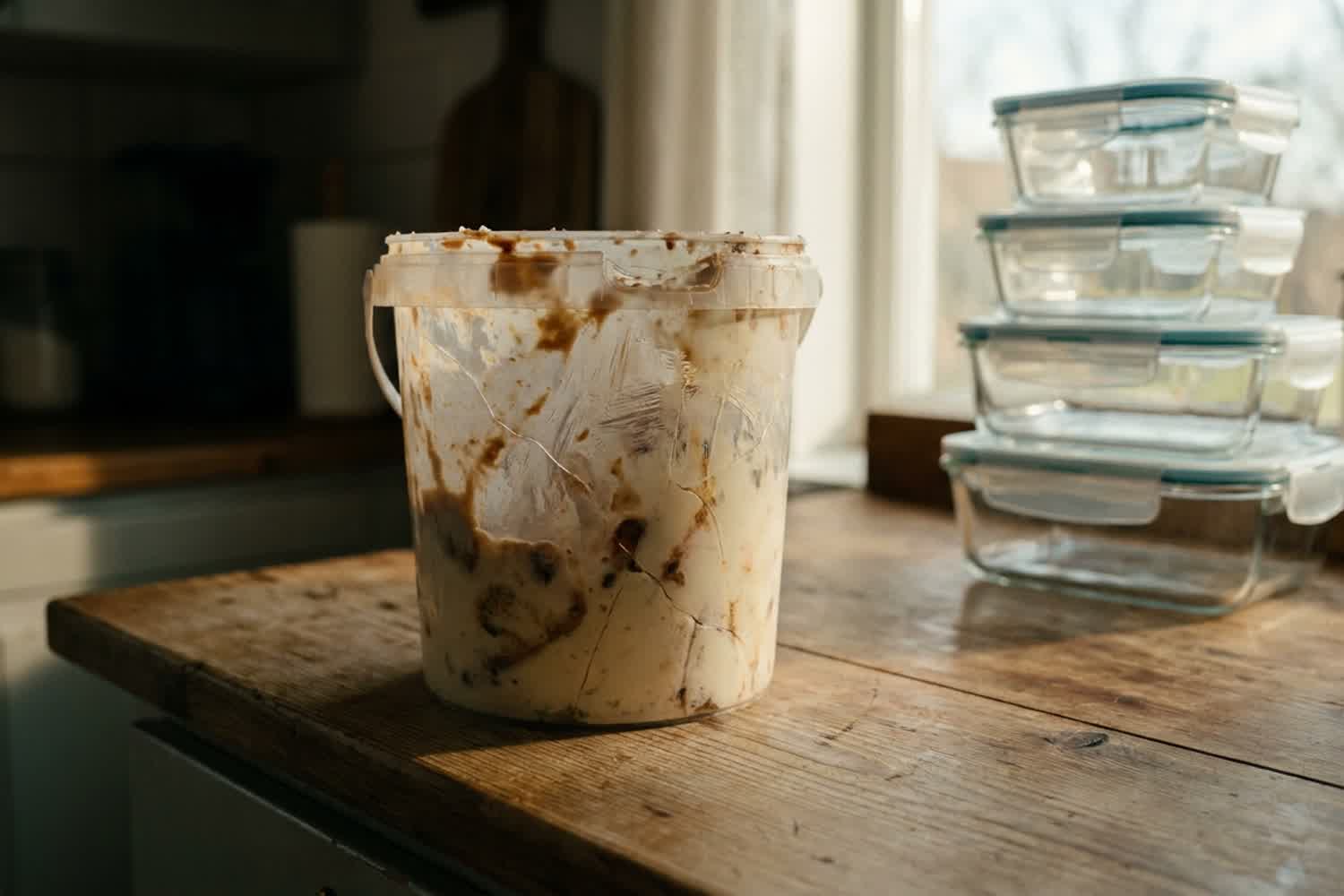 Riutilizzi le vaschette di plastica del gelato per conservare il cibo? Ecco perché dovresti smettere subito