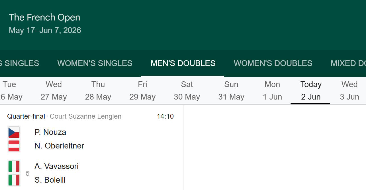 roland garros historia del tenis italia