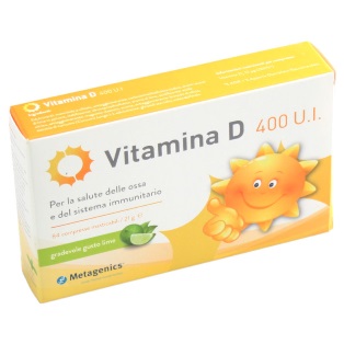VITAMINA D 400 UI Y 100 UI METAGÉNICAS