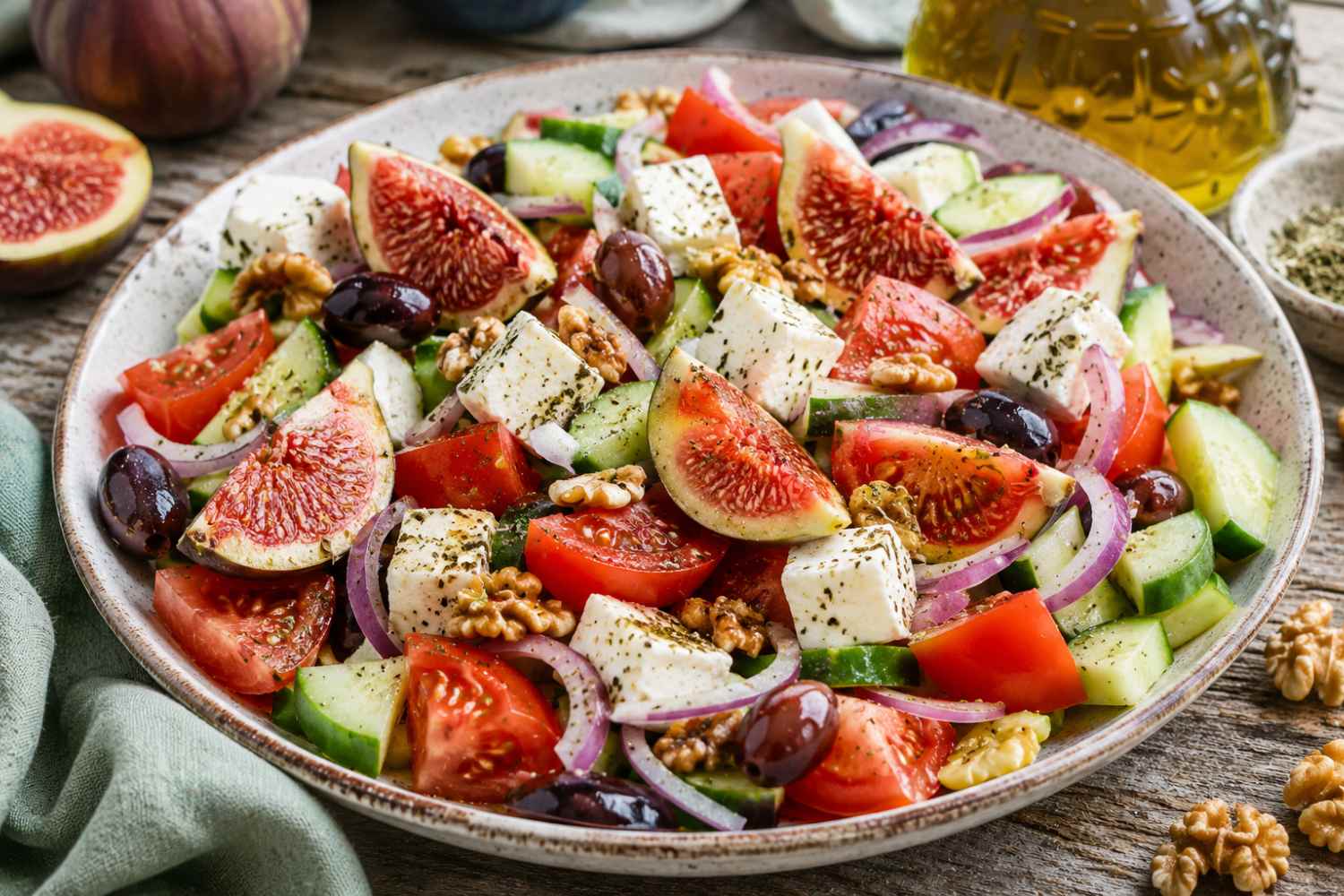 ensalada de higos griega
