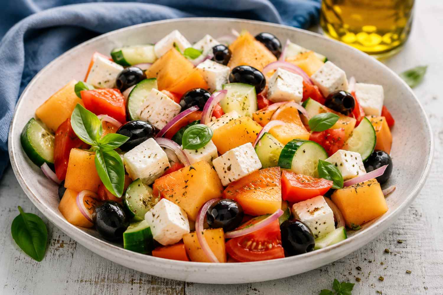 ensalada de melón griego