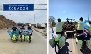 Recorren 17 países en bicicleta para ver a Lionel Messi en el Mundial 2026: la loca hazaña de tres hinchas argentinos