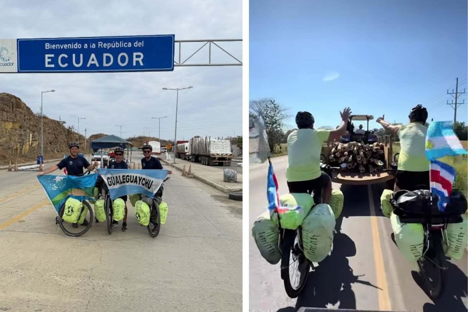 Recorren 17 países en bicicleta para ver a Lionel Messi en el Mundial 2026: la loca hazaña de tres hinchas argentinos