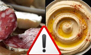 Salami y hummus retirados del mercado por riesgo de Salmonella: lotes que no deben consumirse