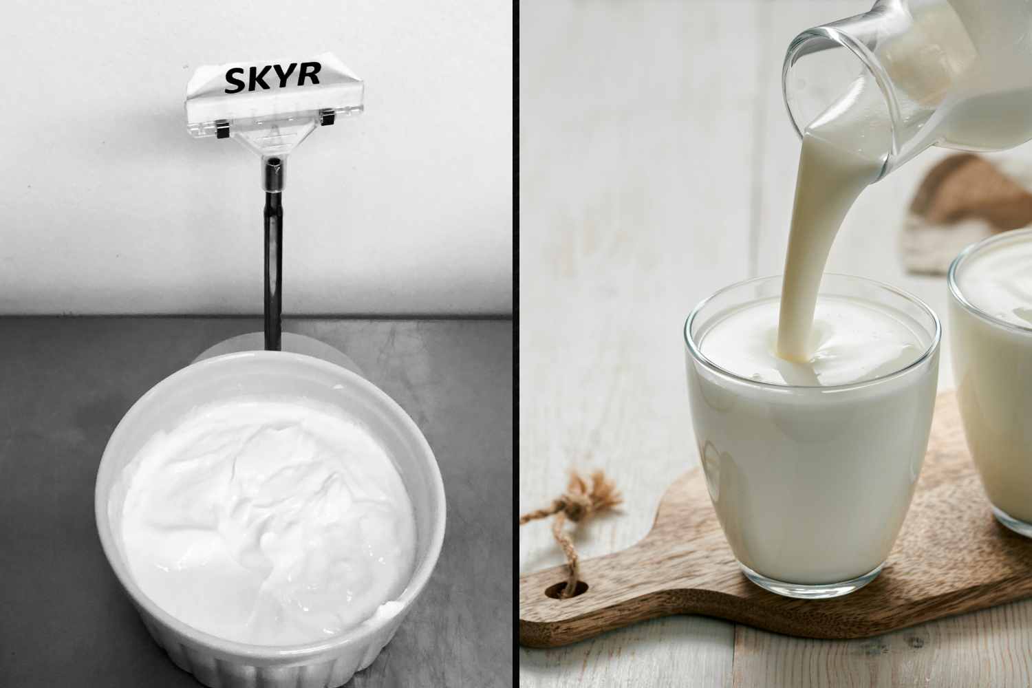 skyr y kéfir