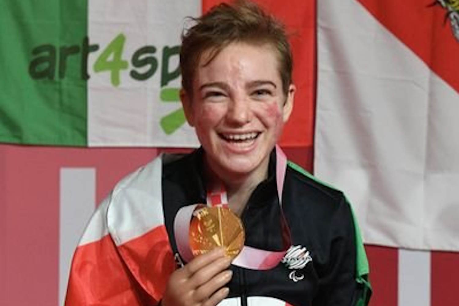 bebe vio esordio 100 metri corsa paralimpica