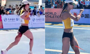 Le llega la regla durante el maratón, pero no se detiene y lo completa: la atleta que desafió siglos de tabú
