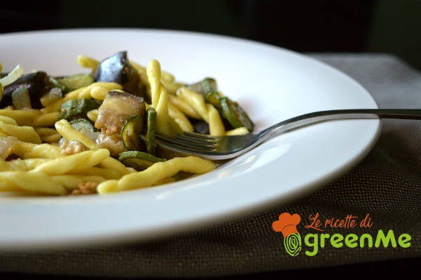 pasta fría de berenjena y calabacín