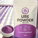 Polvo de Ube Premium ● 100 Gramos de Polvo de Ube 100% Puro ● Origen Filipino ● Sin Aditivos ni Colorantes ● Vegano, Sin Gluten y Sin Azúcar Añadido ● Leche, Boles y Bollería de Ube