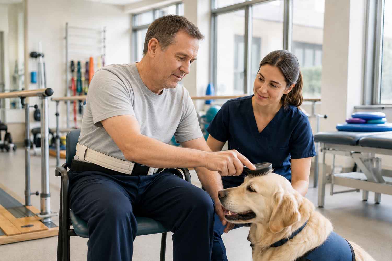 riabilitazione post ictus con cani