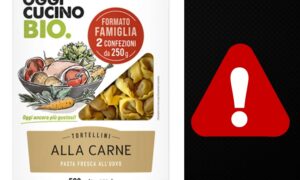 Tortellini de carne Oggi Cucino Bio retirado del mercado por errores en la etiqueta