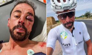 Mal accidente de Omar Di Felice en Transpirenei: el ultraciclador hospitalizado en Girona tras una caída muy violenta