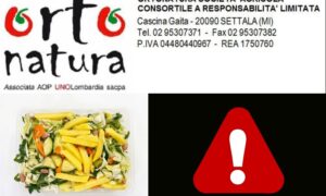 Retirada de alimentos, Ortonatura retira Zuppa Toscana: en su interior hay minestrone con apio no declarado en la etiqueta