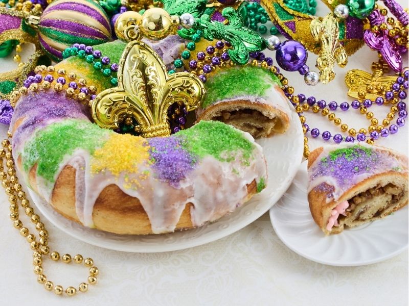 pastel rey de luisiana de nueva orleans