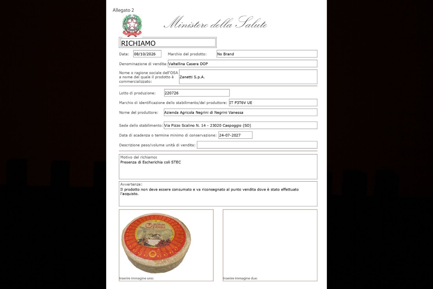 Valtelina Casera Dop 2