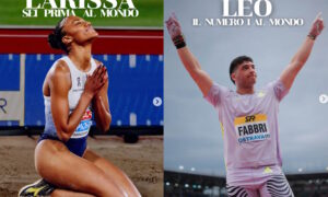 No sólo Sinner, no sólo Antonelli, hay otros dos atletas italianos en la cima del mundo: Leonardo Fabbri en lanzamiento de peso y Larissa Iapichino en salto de longitud.