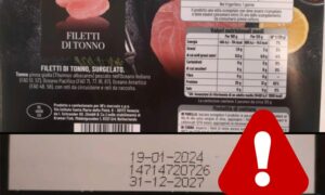 Histamina más allá de los límites, In’s recuerda los filetes de atún congelados: aquí está el lote que no debe consumirse